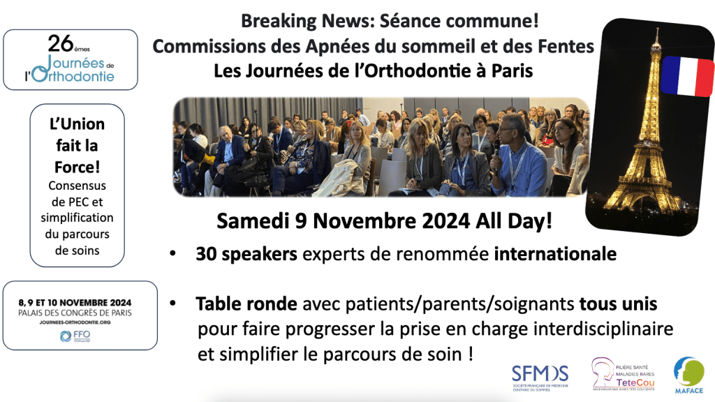 Les Journées de l’Orthodontie à Paris – 9 Novembre 2024